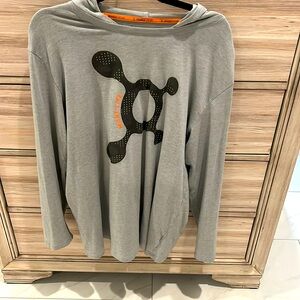 Orangetheory long sleeve hooded tee